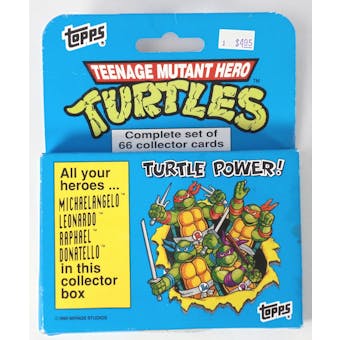 1990 Topps Teenage Mutant Ninja Turtles 66-Card Factory Set (Reed Buy)