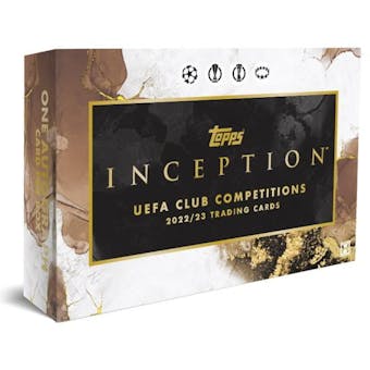2022/23 Topps Inception UEFA Club Competitions Soccer Hobby Box