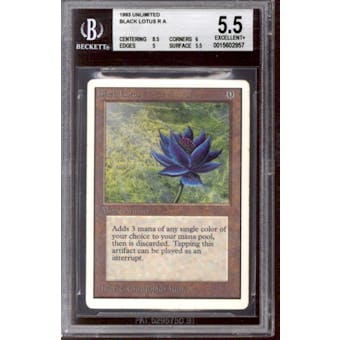 Magic the Gathering Unlimited Black Lotus BGS 5.5 (9, 6, 5.5 ,5) *957