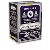 2022/23 Panini Prizm Premier League EPL Soccer 6-Pack Blaster Box (Red Mosaic Prizms!)