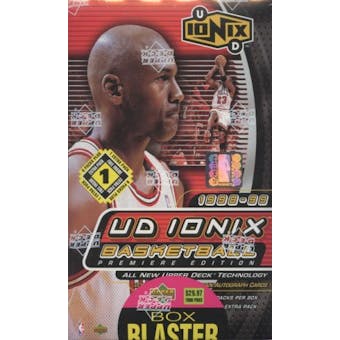 1998/99 Upper Deck Ionix Basketball Blaster 7 Pack Box