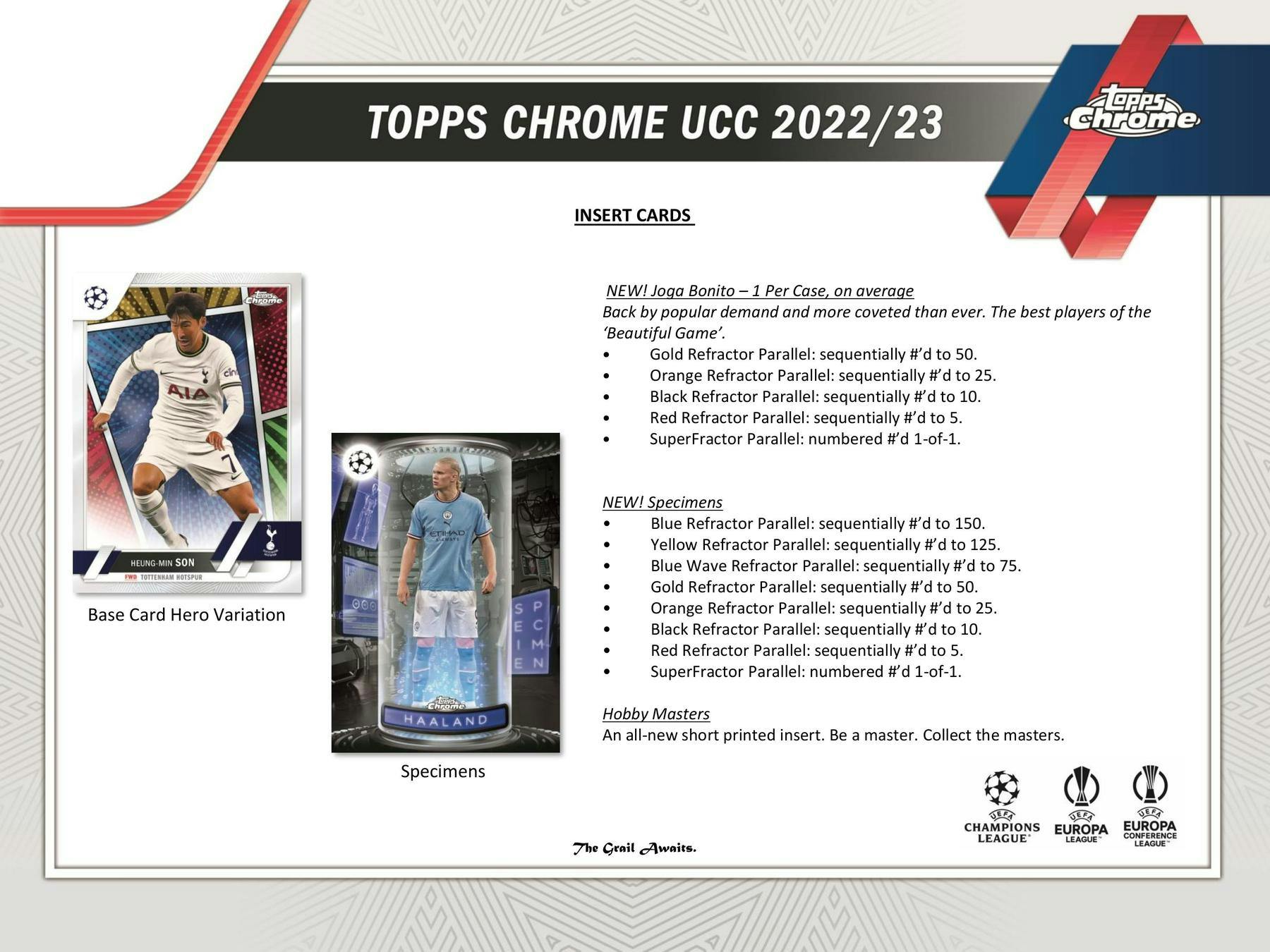 2022-23 Topps Chrome UEFA Club Competition Hobby Box By The Pack
