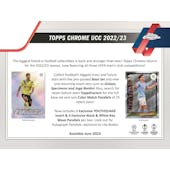 2022/23 Topps Chrome UEFA Club Competitions Soccer Hobby LITE Pack