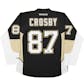 Sidney Crosby Autographed Pittsburgh Penguins Black Jersey (Frameworth)