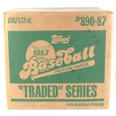 1987 Topps Traded Baseball Factory Set Case (100 sets) (Reed Buy)