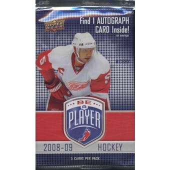 2008/09 Upper Deck Be A Player Signature Hockey Hobby Pack