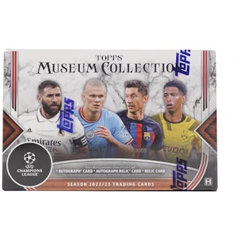 2022/23 Topps Museum Collection UEFA Champions League Soccer Hobby Box