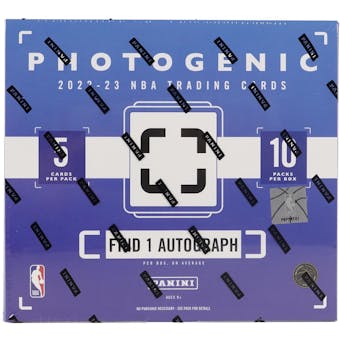 2022/23 Panini Photogenic Basketball Hobby Box