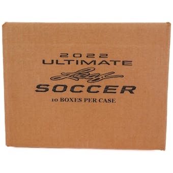 2022 Leaf Ultimate Soccer Hobby 10-Box Case