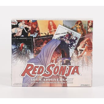 Red Sonja 50th Anniversary Deluxe Hobby 12-Box Case (Dynamite 2023)