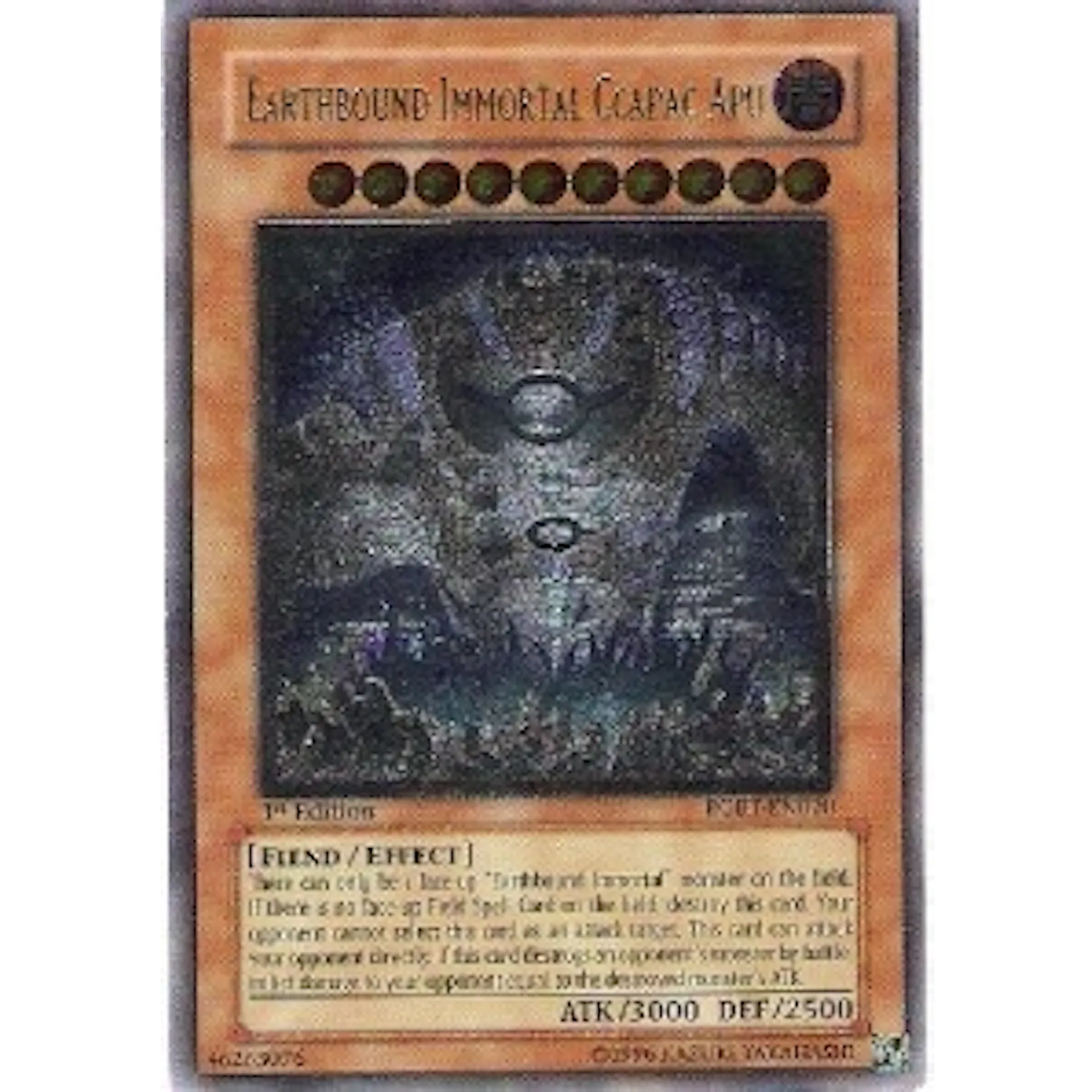 Yu-Gi-Oh Raging Battle Single Earthbound Immortal Ccapac Apu Ultimate | DA Card World Yu-Gi-Oh Raging Battle Single Earthbound Immortal Ccapac Apu Ultimate | DA Card World