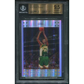 2007/08 Topps Chrome Basketball #131 Kevin Durant Rookie Refractor #0177/1499 BGS 9.5 (GEM MINT)