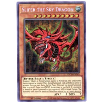 Yu-Gi-Oh Slifer the Sky Dragon Secret Pharoah's Rare - Near Mint (NM)