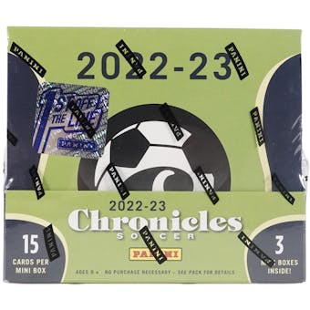 2022/23 Panini Chronicles Soccer 1st Off The Line FOTL Hobby Box