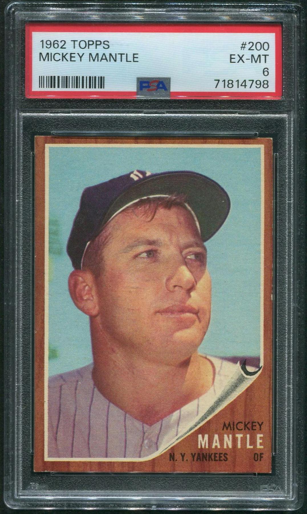 1962 Topps Mickey Mantle (All Star)