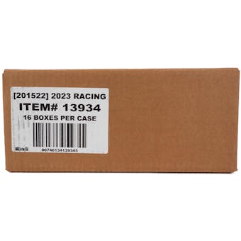 2023 Panini Chronicles Racing Hobby 16-Box Case