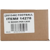 2023 Panini Plates and Patches Football Hobby 12-Box Case