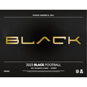 2023 Panini Black Football Hobby 12-Box Case (Presell)