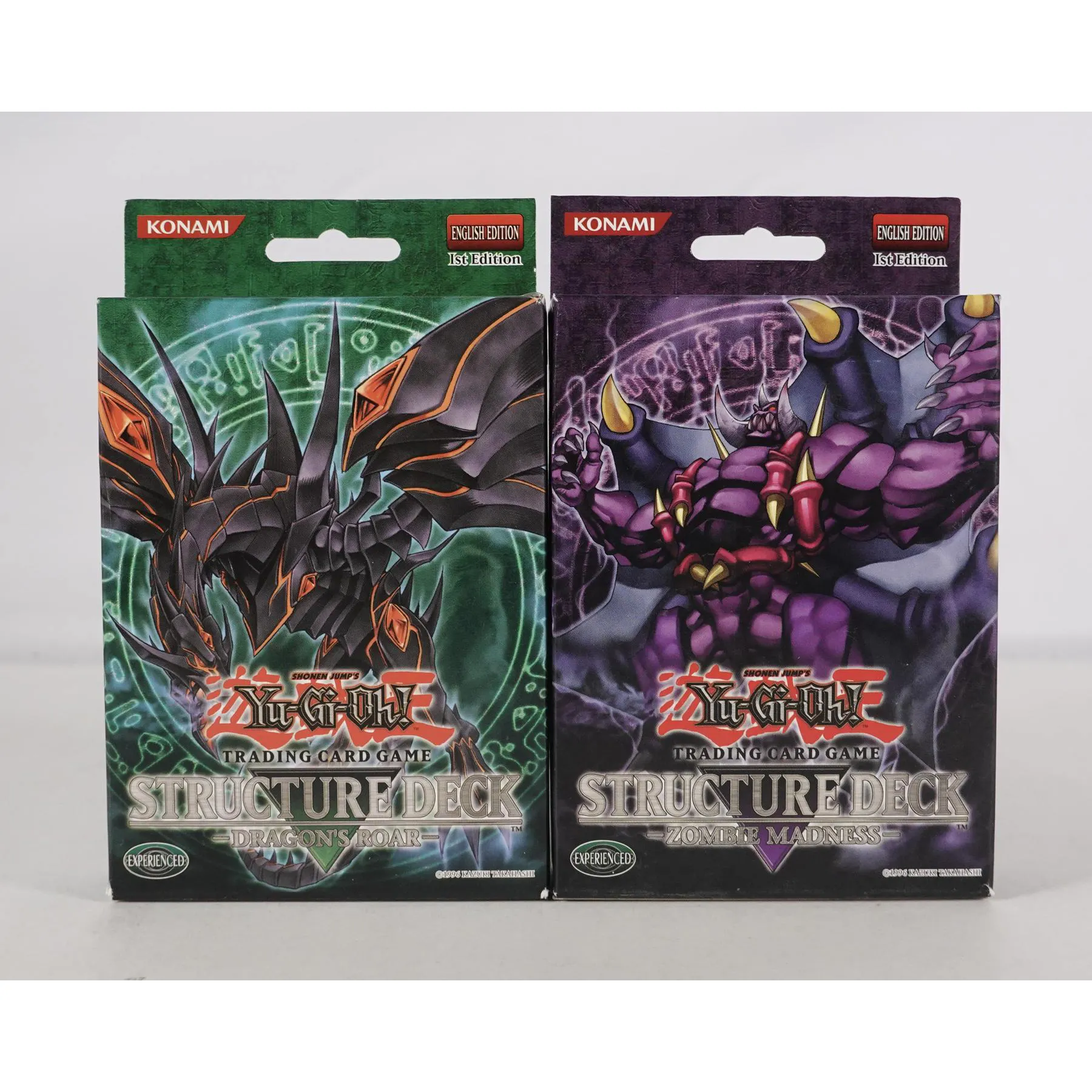 Yu-Gi-Oh Dragon's Roar and Zombie Madness 1st Edition Structure Deck Factory Sealed (1 of each) Yu-Gi-Oh Dragon's Roar and Zombie Madness 1st Edition Structure Deck Factory Sealed (1 of each)