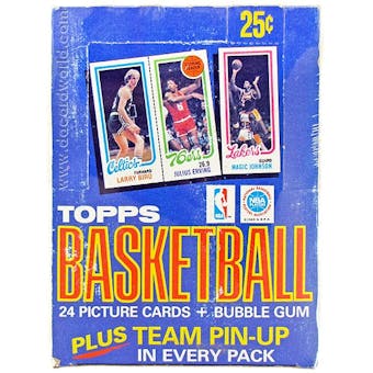 1980/81 Topps Basketball Wax Box
