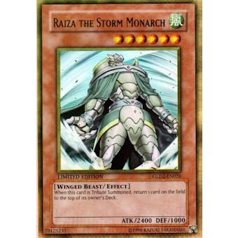 Yu-Gi-Oh Gold Series 2 Single Raiza the Storm Monarch Gold Rare