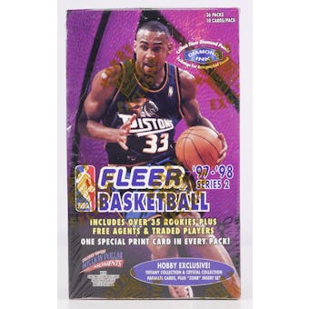 1997/98 Fleer Series 2 Basketball Hobby Box