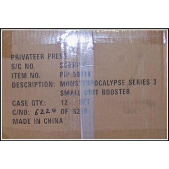Monsterpocalypse Series 3 All Your Base Unit Booster 12-Pack Case (Privateer Press)
