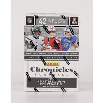 2022 Panini Chronicles Football 6-Pack Blaster Box (Pink Parallels!) (Lot of 6)