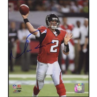 Matt Ryan Autographed Atlanta Falcons Football 8x10 Photo