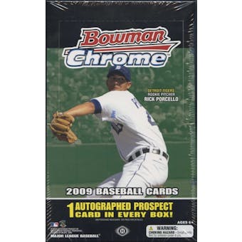 2009 Bowman Chrome Baseball Hobby Box