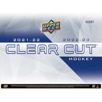 2022/23 Upper Deck Clear Cut Hockey Hobby Box (Presell)