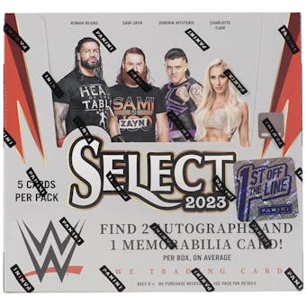 2023 Panini Select WWE Wrestling 1st Off The Line FOTL Hobby Box