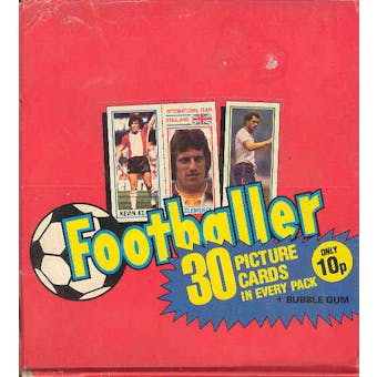 1980/81 Topps Soccer (Footballer) Wax Box
