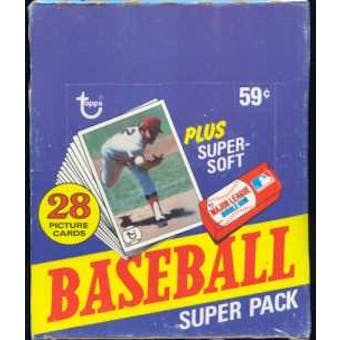 1980 Topps Baseball Super Cello Box (BBCE)