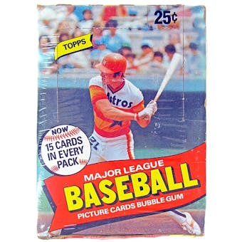 1980 Topps Baseball Wax Box
