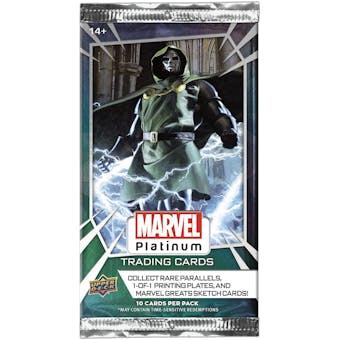 Marvel Platinum Trading Cards Hobby Pack (Upper Deck 2024)