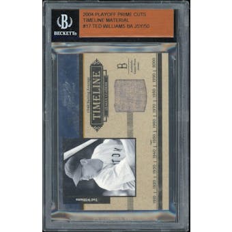 2004 Playoff Prime Cuts Timeline Material #T-17 Ted Williams #/50 (Reed Buy)