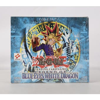 Yu-Gi-Oh Legend of Blue Eyes White Dragon Unlimited 24-Pack Booster Box LOB BEWD EX-MT *690