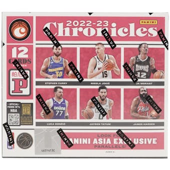 2022/23 Panini Chronicles Basketball Asia Box
