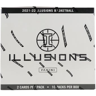 2021/22 Panini Illusions Basketball Lucky Envelopes 10-Pack Box