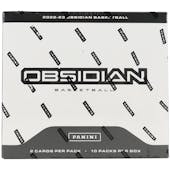 2022/23 Panini Obsidian Basketball Lucky Envelopes 10-Pack Box