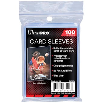 Ultra Pro Soft Card Sleeves (100 count pack)