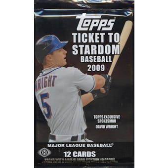 2009 Topps Ticket to Stardom Baseball Hobby Pack