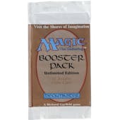 Magic the Gathering Unlimited Booster Pack - Incredibly Rare Vintage WOTC Sealed