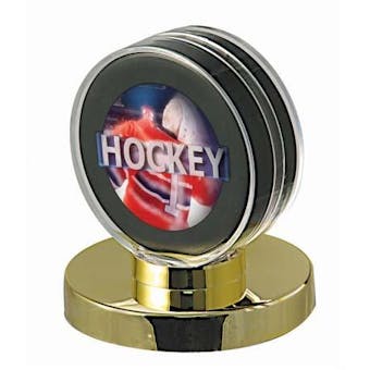 Ultra Pro Gold Hockey Puck Holder