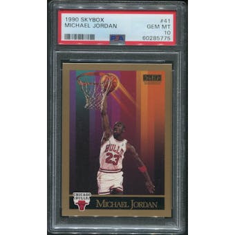 1990/91 Skybox Basketball #41 Michael Jordan PSA 10 (GEM MT)