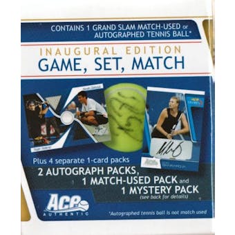 2009 Ace Inaugural Edition Game, Set, Match Tennis Hobby Box