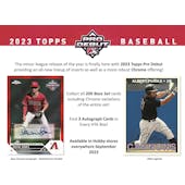 2023 Topps Pro Debut Baseball Hobby Jumbo Box (Presell)
