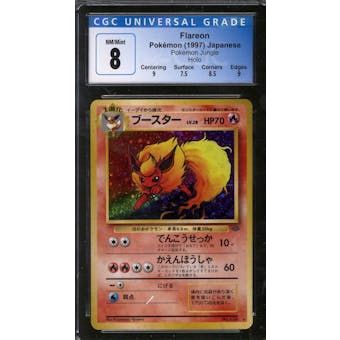 Pokemon Jungle Japanese Flareon 136 CGC 8