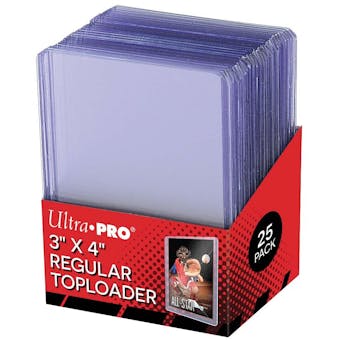 Ultra Pro 3x4 Regular Toploaders (Lite) (25 Count Pack)
